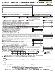 Document preview: Form 1120-SN Nebraska S Corporation Income Tax Return - Nebraska, 2023