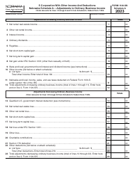 Form 1120-SN Nebraska S Corporation Income Tax Return - Nebraska, Page 2