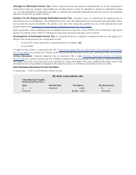 Form 1120N-ES Nebraska Corporation Estimated Income Tax Worksheet - Nebraska, Page 3