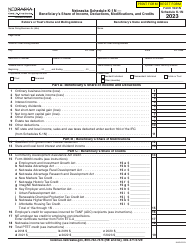 Document preview: Form 1041N Schedule K-1N Beneficiary's Share of Income, Deductions, Modifications, and Credits - Nebraska, 2023
