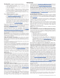 Form 941N Nebraska Income Tax Withholding Return - Nebraska, Page 2