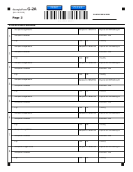 Form G-2A Withholding on Nonresident Members Share of Taxable Income Sourced to Georgia - Georgia (United States), Page 2