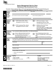 Document preview: Form SMS-3 Senior Management Service Class Retirement Plan Enrollment Form - Florida