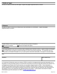 Forme 0426F Avis D&#039;appel - Ontario, Canada (French), Page 2