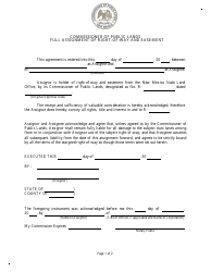 Full Assignment of Right-Of-Way and Easement - New Mexico, Page 2