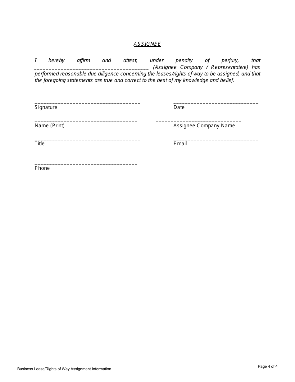 Full Assignment of Right-Of-Way and Easement - New Mexico, Page 7