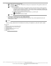 Form GN-3170 Determination and Order on Petition for Guardianship Due to Incompetency (Adult Guardianship) - Wisconsin, Page 6