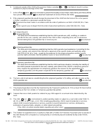 Form IW-1501 Petition for Appointment of Guardian - Wisconsin, Page 2