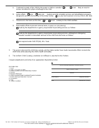 Form IW-1610 Petition for Protection or Services (Chapter 48) - Indian Child Welfare Act - Wisconsin, Page 2