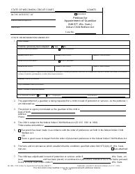 Document preview: Form IW-1605 Petition for Appointment of Guardian - Indian Child Welfare Act - Wisconsin