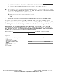 Form IW-1605 Petition for Appointment of Guardian - Indian Child Welfare Act - Wisconsin, Page 2