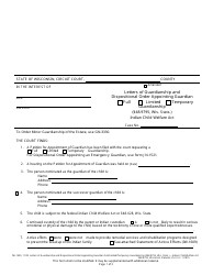 Document preview: Form IW-1530 Letters of Guardianship and Dispositional Order Appointing Guardian - Full/Limited/Temporary Guardianship - Wisconsin