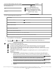 Document preview: Form JG-1628 Request to Terminate Guardianship/Revise Guardianship Order/Remove Guardian for Cause - Wisconsin