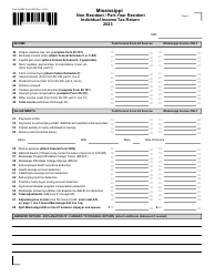 Form 80-205 Non-resident/Part-Year Resident Individual Income Tax Return - Mississippi, Page 2
