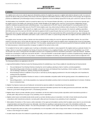 Instructions for Form 80-315 Reforestation Tax Credit - Mississippi