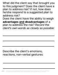 Form PPS10224D Cornell-Penn Interview for Decisional Abilities (Ida) - Shortform (28 Pt. Font) - Kansas, Page 10