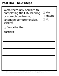 Form PPS10224D Cornell-Penn Interview for Decisional Abilities (Ida) - Shortform (28 Pt. Font) - Kansas, Page 11