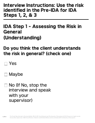 Form PPS10224D Cornell-Penn Interview for Decisional Abilities (Ida) - Shortform (28 Pt. Font) - Kansas, Page 5