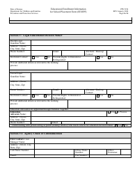 Form PPS5254 Educational Enrollment Information for School Placement Form (Eeispf) - Kansas, Page 4