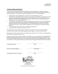 Document preview: Form KSDE/FERPA001 Appendix 5H Consent for Release of Information - Kansas