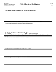 Form PPS0550 Critical Incident Notification - Kansas, Page 2