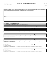 Form PPS0550 Critical Incident Notification - Kansas, Page 3