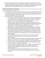 Form OHA3975 Provider Enrollment Agreement - Oregon, Page 8
