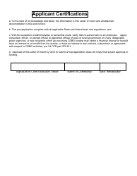 Letter of Intent to Apply - Housing Assistance Grant Program - Maine, Page 3