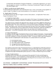 Community Enterprise Grant Program Application - Maine, Page 7