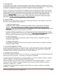 Community Enterprise Grant Program Application - Maine, Page 8
