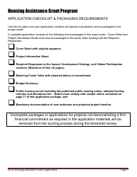 Housing Assistance Grant Program Application - Maine, Page 5