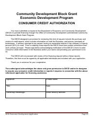 Economic Development Program Application - Maine, Page 19