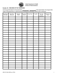 Form GEN155 (06-3955) Employment Statement - Alaska, Page 2