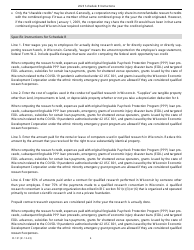 Instructions for Form IC-031 Schedule R Wisconsin Research Credits - Wisconsin, Page 4