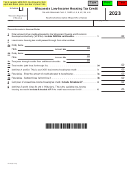 Document preview: Form IC-833 Schedule LI Wisconsin Low-Income Housing Tax Credit - Wisconsin