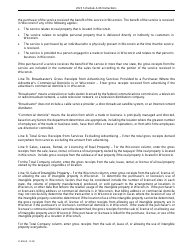 Instructions for Form IC-306 Schedule A-08 Wisconsin Apportionment Percentage for Broadcasters - Wisconsin, Page 4