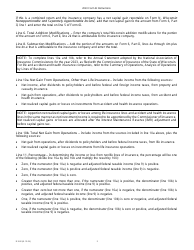 Instructions for Form 6I, IC-402 Wisconsin Adjustments for Insurance Companies - Wisconsin, Page 2