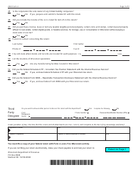 Form 4 (IC-040) Wisconsin Non-combined Corporation Franchise or Income Tax Return - Wisconsin, Page 3