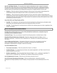 Instructions for Form U, DC-033 Underpayment of Estimated Tax by Corporations - Wisconsin, Page 6