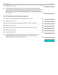 Form IC-020C Schedule 4I Wisconsin Adjustments for Insurance Companies - Wisconsin, Page 2