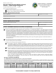 Form BOE-267-L Welfare Exemption Supplemental Affidavit, Housing - Lower Income Households - County of Santa Cruz, California