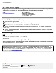 Form ARB021E Request for Review of a Board Decision or Order - Ontario, Canada, Page 3
