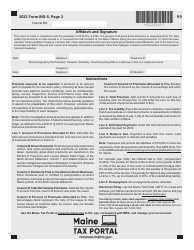 Form INS-5 Fire Investigation and Prevention Tax Annual Reconciliation/Return - Maine, Page 2