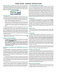Document preview: Instructions for Form 1041ME Income Tax Return for Resident and Nonresident Estates and Trusts - Maine