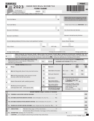 Document preview: Form 1040ME Maine Individual Income Tax - Maine, 2023
