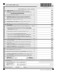 Form 1040ME Maine Individual Income Tax - Maine, Page 2