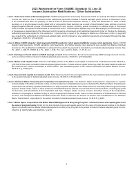 Form 1040ME Schedule 1S Income Subtraction Modifications - Other Subtractions - Maine, Page 2