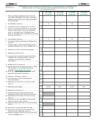 Document preview: Annualized Income Installment Worksheet for Underpayment of Estimated Tax - Maine, 2023