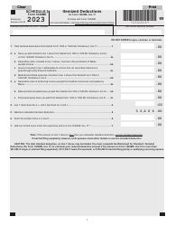 Document preview: Form 1040ME Schedule 2 Itemized Deductions - Maine, 2023