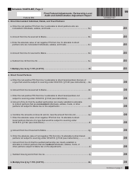 Schedule 1040PA-ME Final Federal Adjustments: Partnership-Level Audit and Administrative Adjustment Report - Maine, Page 2